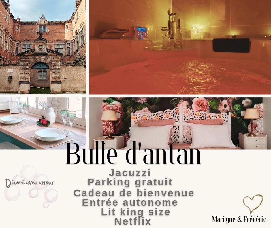 Appartement Bulle D'Antan En Coeur De Ville - Monument Classe Historique - Grand Jaccuzi Castres  Buitenkant foto
